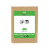 sourcing map 10Pcs M12 x 1.5 Nylon Insert Hex Lock