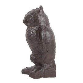 Kisangel Household Owl Sculpture Decorative Owl Figure for Unique Art for Desktop Shelf Outdoor Wall Decor Chic and Vivid Design Easy to Clean