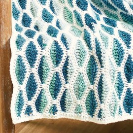 Herrschners Cascade Delight Throw Crochet Kit