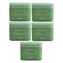 Mediheal 메디힐 티트리 트러블 패드 100매 5개 / 써클 Mediheal Tea Tree Trouble Pad 100 Sheets 5 Packs / Circle