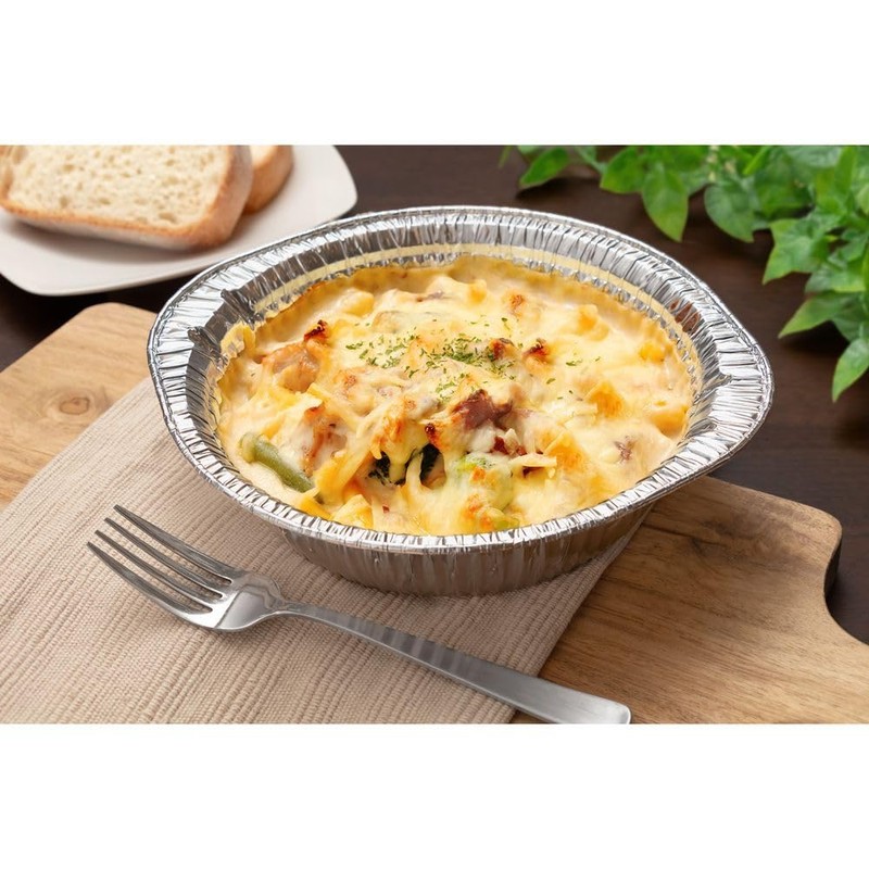Aluminum Foil Pot, IH Round, 6.7 inches (17 cm)