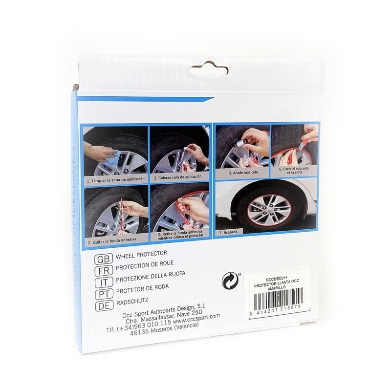 OCC MOTOR SPORT Car Wheel Rim Protector for Light Metal