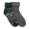 MUK LUKS Men's Short Heat Retainer Sock (2 Pair Pack),