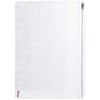 Esselte Reißverschlusstasche (DIN A4, PVC, Öffnung seitlich), 5 Stück transparent