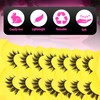 Manga Lashes Anime False Eyelashes Spiky Lashes Strips (Vivid)