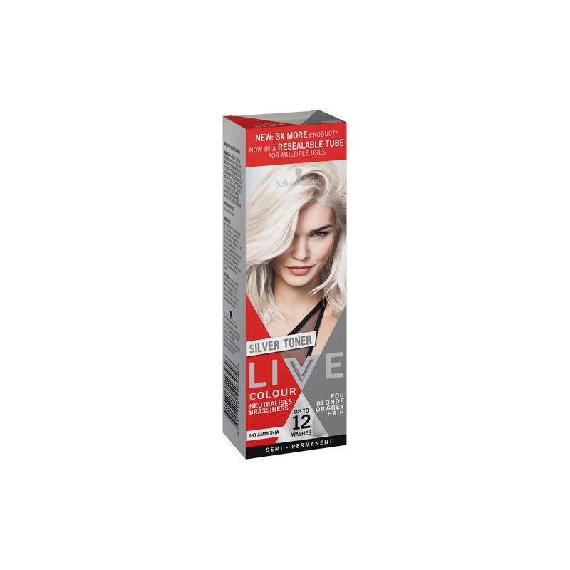 Schwarzkopf Live Colour Silver Toner 75ml