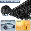 Shappy 200 Pcs 12 Inch Plastic Zip Tie with Screw