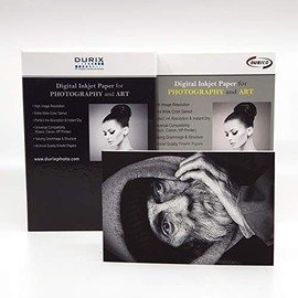 DURICO Fine Rag Textured 310GSM Watercolor Textured Fineart Digital Inkjet Photo Paper (17" X 22", 25 Sheets)