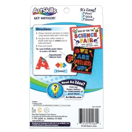 ArtSkills 4 in Holographic Project Letters, Assorted, 108-Count (PA-1462), Packaging may vary.