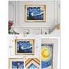IPIC - Starry Night Vincent Van Gogh Paintings, Giclee Canvas