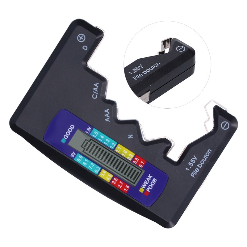 Battery Tester Universal Household Capacity Checker for D C AA