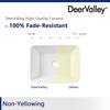 Rectangle Vessel Sink, Deervalley DV-1V0048 Liberty 16" x 12'' White