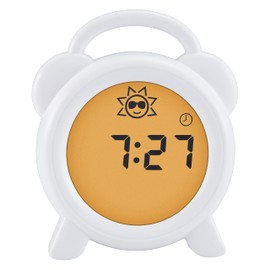 Alecto BC-100 Educational Alarm Clock Children - Sleep Trainer Children - Learn to Sleep and Wake Up with LED Children's Alarm Clock - White