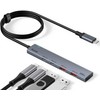 Aceele Hub USB C de 10 Gbps, 4 puertos USB