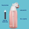 Brita Hard-Sided Plastic Premium Filtering Water Bottle, BPA-Free, Reusable, Replaces