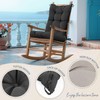 mudilun Rocking Chair Cushion Non-Slip Tufted Indoor/Outdoor Rocking Chair Cushions