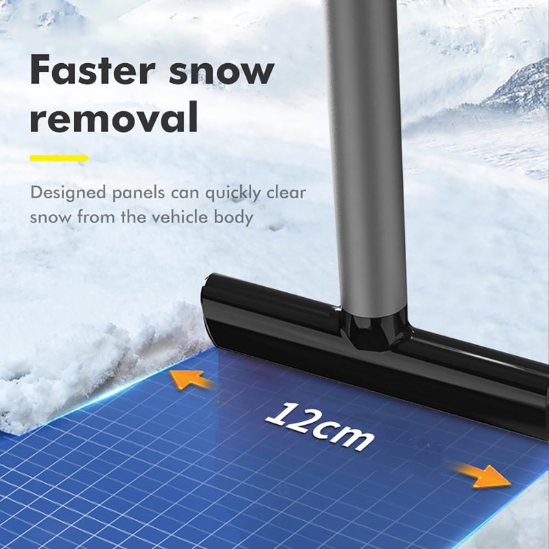 XTryfun Ice Scraper with Detachable Window Squeegee for Cars Windshield