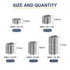 sourcing map 80pcs Wire Thread Insert Kit M8 x 1.25