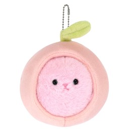 San Lemon Pokko and Apple Keychain Rabbit PK 9.5 x 6.5 x 11 cm Animal Plush Rabbit Animal Apple House P-9662