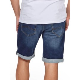 MUSTANG Men’s Chicago Denim Shorts, Regular Fit (Real X) - Denim Mid Blue (682), size: 36W