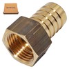 SKIR'CO 1 piece female thread barb brass fitting 1/2 inch