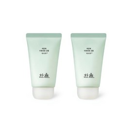 Hanyul Trouble Soothing Mugwort Cica Moisturizing Cream 2pcs Special (55ml+55ml) / 한율 트러블 진정 쑥시카 수분 크림 2개 기획 (55ml+55ml)