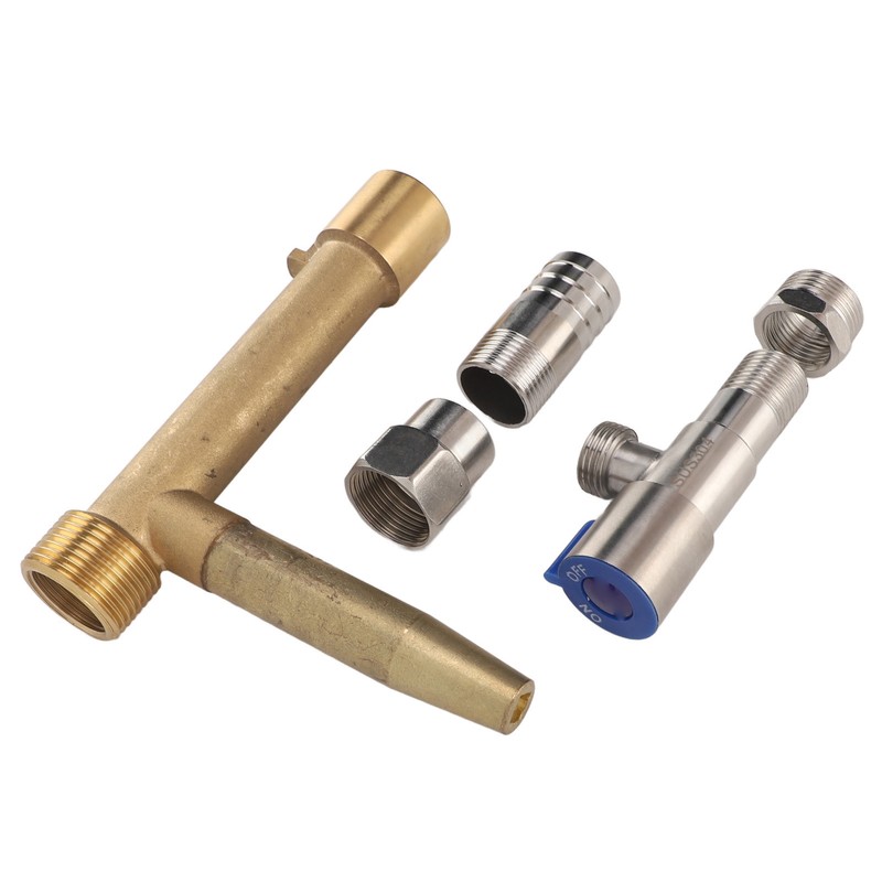 Water Intake Valve Key G1 Thread Brass Stainless Steel Quick