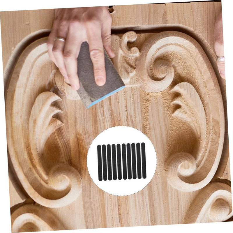 ULTECHNOVO Sanding Sticks for Model Craft 12pcs Set Model Sandpaper