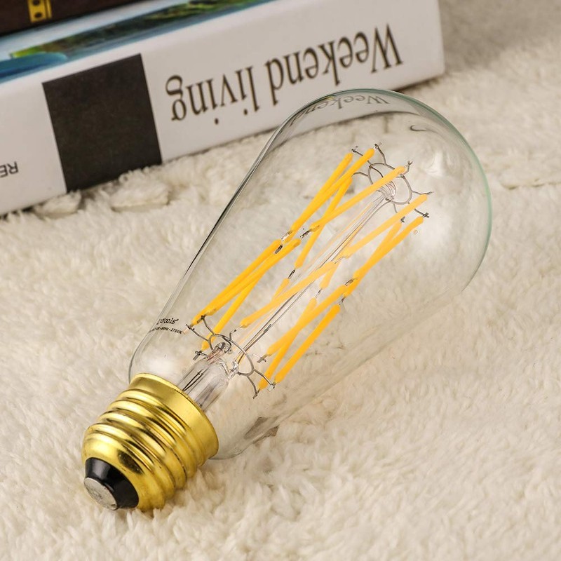 Leools Vintage LED Edison Bulb Dimmable 15W,Equivalent 120W, Antique Style