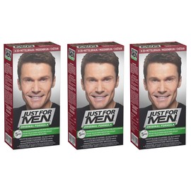 3 x Just For Men Shampoo In Hair Colour - Choose Your Colour-Medium Brown H35