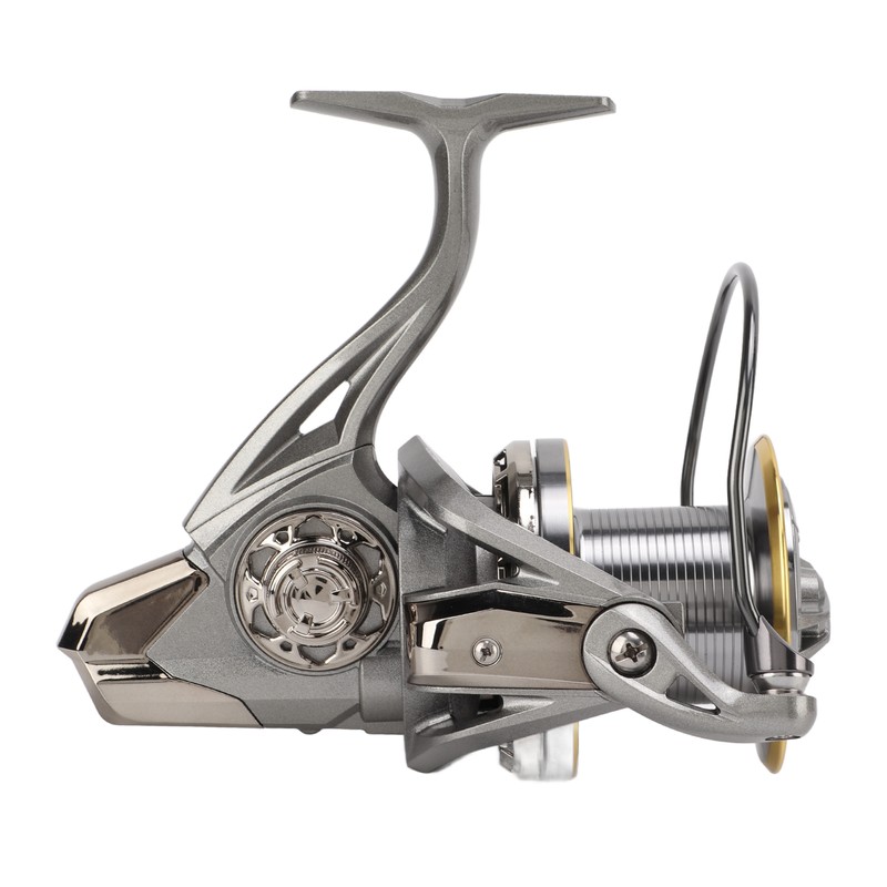 4.8:1 Spinning Fishing Reels Strong Braking Force All Metal Long