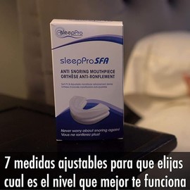 SleepPro aparato para dejar de Roncar y Evitar la Apnea del Sueno. Guarda bucal autoajustable hecha por profesionales en Inglaterra y 98 de...        