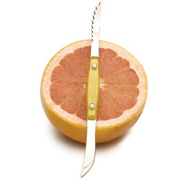 RSVP International Endurance Grapefruit Tool Collection Stainless Steel, Dishwasher Safe, Double Knife