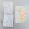 Briartw 3D Embossing Folder for Card Making,Hummingbird Clear Plastic Texture