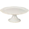 Lenox French Perle Pedestal Cake Plate, Medium, White -