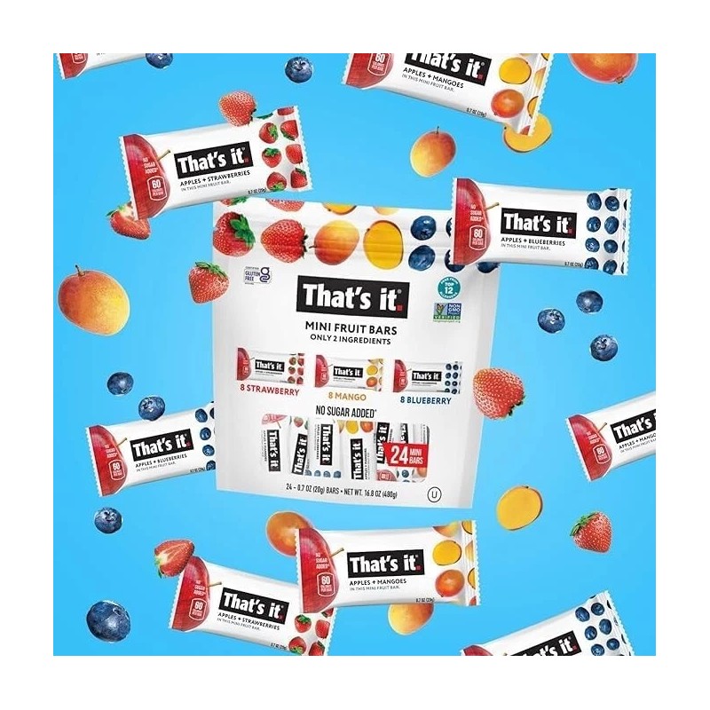 That’s it. 4 PACK - That's It Mini Fruit Bars