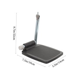 OATIPHO Replacement Wheelchair Footrests Heavy Duty Elevating Pedals with Support Pole Durable Slip Design Suitable for All Wheelchair Brands Lightweight and Convenient for Random Color