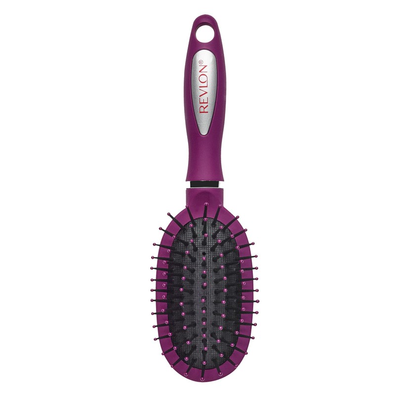 Revlon Cepillo Acolchado Desenredante, Mini, Ovalado, Multicolor