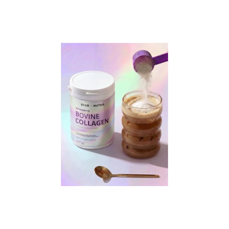 Pure Collagen Powder 400g Grass-Fed Hydrolysed Type I & III