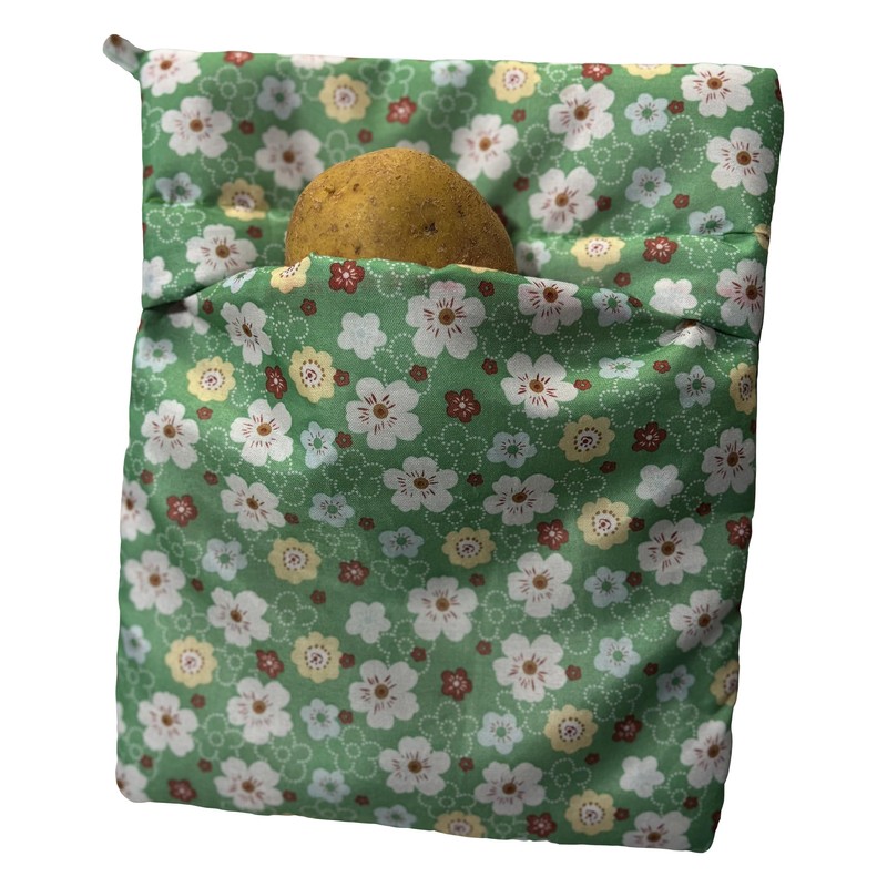 Microwave Potato Bag, Reusable Cooker Pouch for Steamed Potatoes, Corn,
