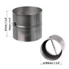 Diameter 100 mm Backflow Valve - Pipe Connector with Check
