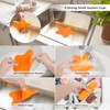 Kucucyle Silicone Drain Cover, Bath Drain Cover with 5 Strong