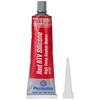 Permatex 81160 High-Temp Red RTV Silicone Gasket, 3 oz