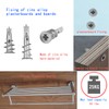 70 Pcs Plasterboard Fixings Heavy Duty,Metal Wall Plugs and Screws,Self Drill Drywall