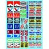 Clear Vinyl R/C Racing Sponsor Sticker Gang Sheet 24-1/24 –