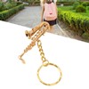 Cute Saxophone Pendant Keychain Portable Funny Brass Miniature Saxophone Musical