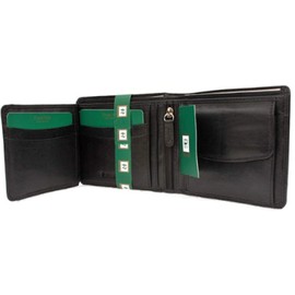 Primehide Nappa Leather Wallet Black