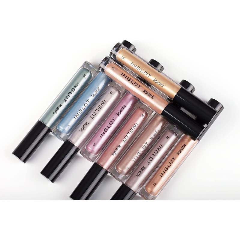 Inglot Aquastic Creme Eyeshadow Water-Based Cream Formula Intensive Shimmer Light