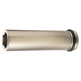 TONE 6NV-27L150 Ultra Long Socket for Impact (6 Angles), Drive Angle 0.7 inches (19.0 mm) (3/4 inch), Double Side Width 1.1 inches (27 mm)
