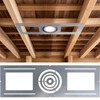 6 Pack New Construction Mounting Plate with Symmetric Round Hole